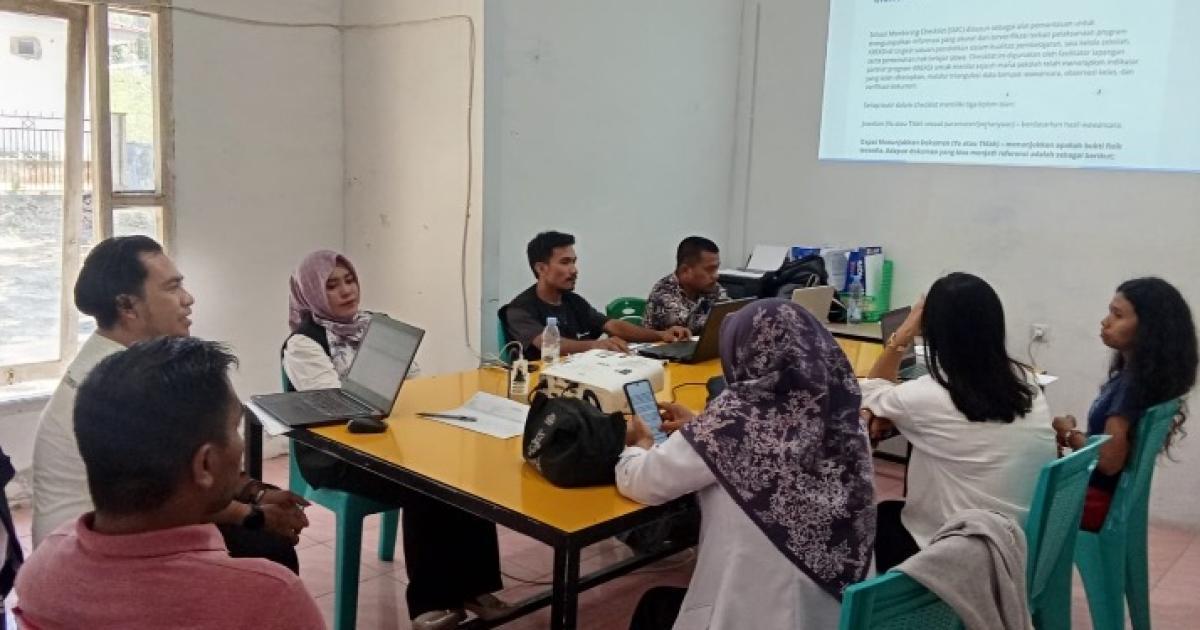 Meeting Persiapan Monitoring Sekolah Lintas Sektor Dukung Keberlanjutan Program KREASI di Pulau Morotai