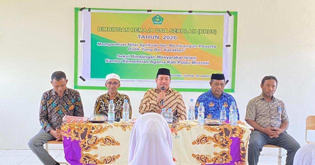 Lewat BRUS di Sangowo, Kemenag Morotai Perkuat Karakter dan Tekan Kenakalan Remaja