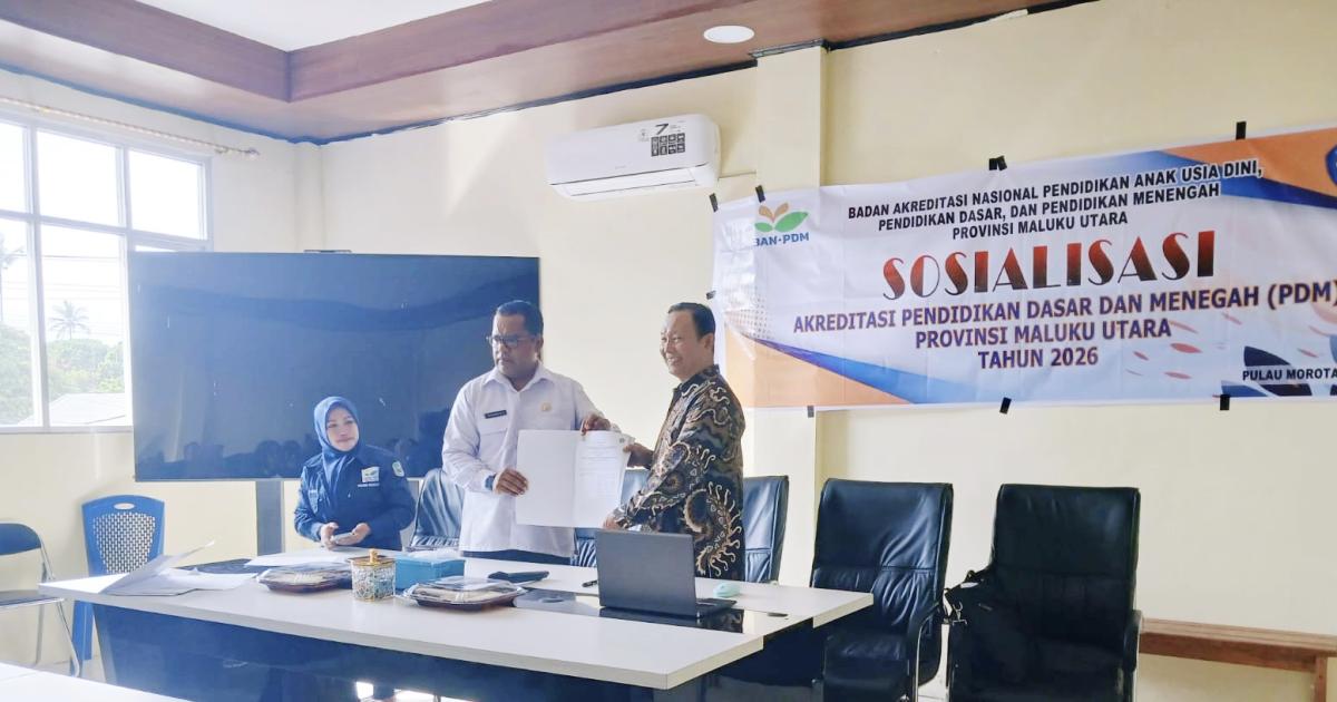 Kasi Pendis Kemenag Morotai Ikuti Sosialisasi Akreditasi BAN-PDM