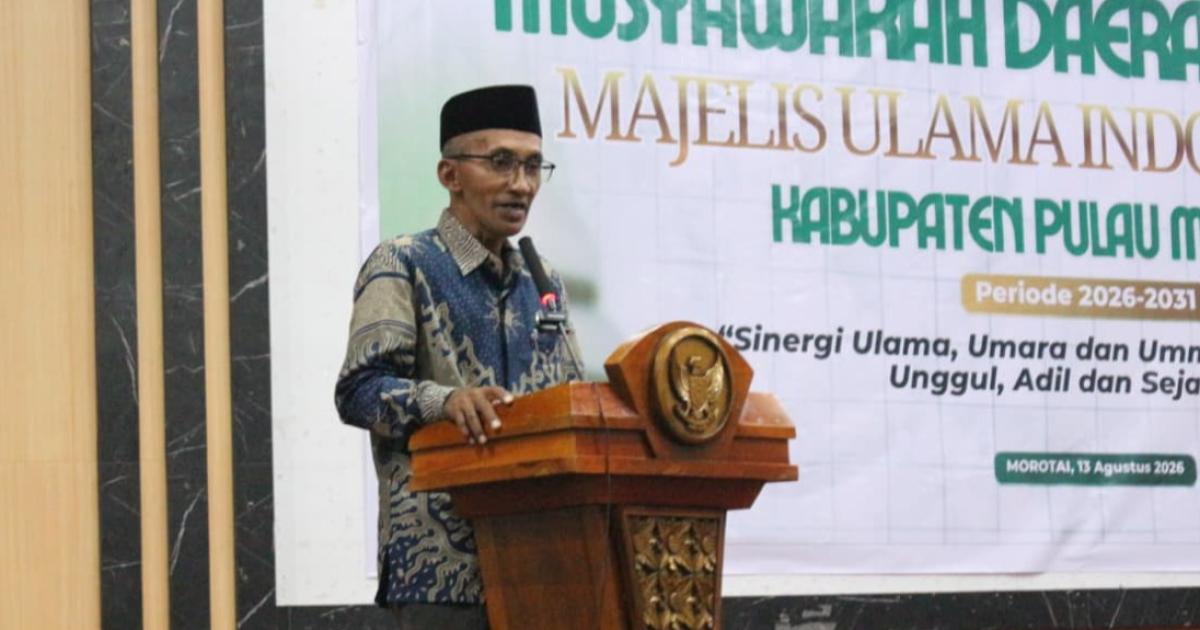 Musda III MUI Morotai Jadi Ruang Konsolidasi Ulama dan Pemerintah