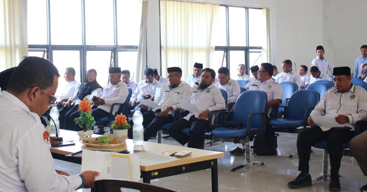 Kemenag Morotai Evaluasi Perkin, Pastikan Target Kinerja Tetap di Jalur